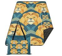 KLL Boho leoni egiziani geometrici impermeabili giorno lago Essentials XXL prato spiaggia coperte impermeabili a prova di sabbia per erba concerto coperta manta para la playa
