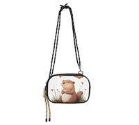 KLL Borsa a tracolla da donna, impermeabile, con cinghia regolabile, per portare a spasso il cane