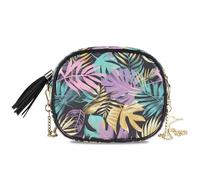 KLL Borsa a tracolla per fotocamera da donna, pratica con scomparti per carte di credito, borsa nera per avere un pasto