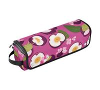 KLL Borsa da viaggio per attrezzi da capelli con tappetino rimovibile resistente al calore, grande custodia da viaggio per raddrizzatori, ferro arricciacapelli, asciugacapelli, frutta di mangostano