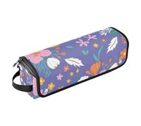 KLL Borsa da viaggio per strumenti per capelli e tappetino resistente al calore con cerniera per il trasporto di ferro arricciacapelli piatto, organizer impermeabile per ferri da stiro, piastre,