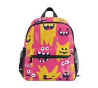 KLL borsa libro per bambini ragazzi cinturino toracico Cartoon Cute Monsters, Cartone animato Mostri Car, Small, Moda