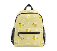 KLL Borsa per pannolini zaino due bambini sicurezza Bumble Bees Giallo Carino, Bumble Bees Giallo Carino, Medium, Moda
