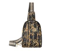 KLL Borse d'oro alla moda per gli uomini impermeabili sopra la borsa a tracolla per il viaggio