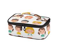 KLL Borse per il pranzo piccole per ragazze e ragazzi con cartoni animati dal design carino per donne da viaggio da uomo scatola termica per il lavoro con manico loncheras para Hombres Small