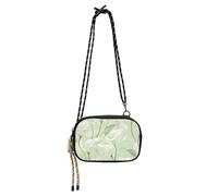 KLL Calla Lily Flower Colori Pastello Verde Menta Cross Body Borsa per le Donne Moda con Tracolla Regolabile Messenger Bag Crossbody Have a meal