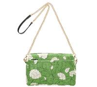 KLL Carnation Lace Grass Green Fashion Crossbody Borse Per Le Donne In Pelle Vegana Cross Over Borsa Impermeabile Spalla Borse A Mano