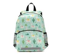 KLL Caryoon Llama Cactus Mountain zaino da campeggio per bambini | con borse per libri al guinzaglio, per ragazze, morrales escolares para ni?os