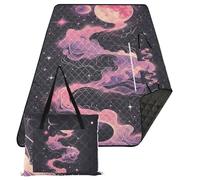 KLL Celestial Tarocchi Mistero Impermeabile Spiaggia Coperte Resistente alla Sabbia Partito Campeggio Coperta Packable per Famiglia Concerto Coperta mantas para parques