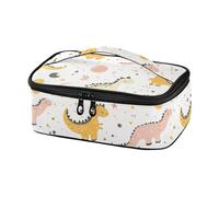 KLL Childish Cartoon Dino Planets Progettato Mens Lunch Bag Work Lunch Box per gli uomini con maniglia bulto para comida Trabajo