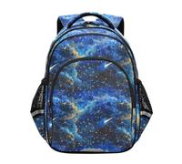 KLL Cielo stellato stella cadente che attraversa simpatico zaino per la scuola per adolescenti borse da scuola bambini zaino casual taglia M mochila escolar para ninos