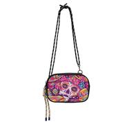 KLL Cinco De Mayo Carnival Of The Dead Borsa a tracolla da uomo Comfort con slot per carte di credito Mini borsa a tracolla Take a walk