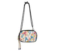 KLL Colorato Cartoon Taekwondo Piccolo Nero Crossbody Borsa Donna Bellezza con Tracolla Regolabile Sopra La Borsa A Spalla Go Shopping