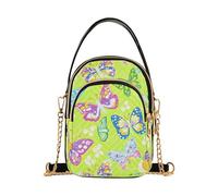 KLL Colorful Farfalla Fiore alla moda crossbody fanny pack per le donne con multi tasche borse da donna per viaggiare