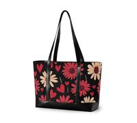 KLL Coneflower Etnica Arte San Valentino semplici borse da ufficio per le donne con cerniera borse valigetta Grande Borsa per infermieri con bolso de trabajo para mujer