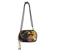 KLL Cool Gorilla Mini Crossbody Bags Donna Impermeabile con Tracolla Regolabile Messenger Bag Crossbody Go Shopping