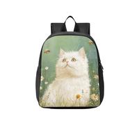 KLL cool zaini bambini Art Selkirk Rex Cats Verde | borse per libri, per bambino, mochila para ni?os de 5 a?os