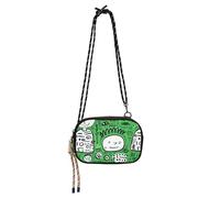 KLL Cute Boy Green Cartoon Womens Borse Crossbody per donna Comfort con tracolla regolabile Borse a tracolla da donna Take a walk
