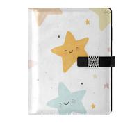 KLL diario foderato in pelle notebook notebook notebook per lavoro portatile Semplice minimalista stella 6.7 × 9.5.1 cm