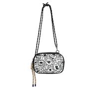 KLL Doodle Monsters Mini Crossbody Borse Donna Impermeabile con Tracolla Regolabile Piccola Borsa a Tracolla Walk the Dog