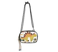 KLL Doodle-style Cartoon Dinosauro A Forma di Cuore Borsa Laterale Crossbody Donne Impermeabile con Tracolla Regolabile Piccola Borsa A Tracolla Vai a fare shopping