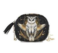 KLL Dreamy Colors Tarocchi Owl Side Purse Crossbody per le donne Pratica con tracolla regolabile Borse laterali Fai una passeggiata
