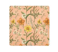 KLL Fiori autunnali narciso timo pesca sacchetti cosmetici autoadesivi panno trucco borsa organizzatore avvolgere fotocamera lente panno involucro trucco per le donne, autunno Fiori Narciso Timo
