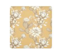 KLL Fiori Cactus Cactus Dahlia Oro Magia Autoadesiva Trucco Custodia Da Viaggio Panno Make Up Organizzatori Avvolgere Obiettivo Della Macchina Fotografica Panno Wrapper Per Organizzazione, Fiori