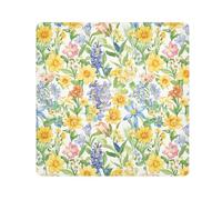 KLL Fiori estivi Narciso Delphinium Girasole Bianco Magic Sticker Make Up Bag Borse Panno Portatile Trucco Organizzatore Wrap Camera Lens Panno Wrapper Organizzatori Cosmetici Per Viaggi, estate Fiori