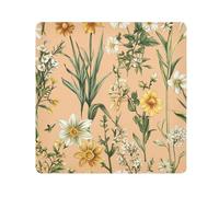KLL Fiori Narciso Osteospermum Timo Pesca Autoadesivo Trucco Borsa Da Viaggio Panno Borsa Da Viaggio Organizzatore Wrap Camera Lens Panno Wrapper Per Articoli Da Bagno, Fiori Narciso Osteospermum Timo