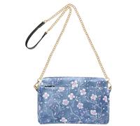 KLL Floreale Moda Crossbody Borse Per Le Donne Piccola Pelle Vegana Delle Donne Della Borsa A Tracolla Impermeabile A Tracolla Per La Donna