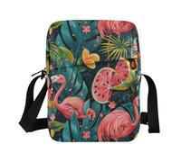 KLL Flower Power Party mens messenger bag Vegan Leather crossbody bag uomo Casual Shoulder Bags