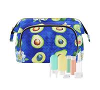 KLL Fresco Buffalo Berry Frutta Bianco Cosmetici Borsa da Viaggio Impermeabile per Donne Donne Portafoglio, 12 pezzi, 1 size