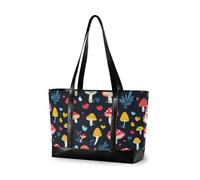 KLL Fungo French Art Valentine Nero semplice 14 pollici borsa per laptop per le donne con cerniera donna tote Grande Borsa per il volo con pannolino bolso de trabajo para mujer
