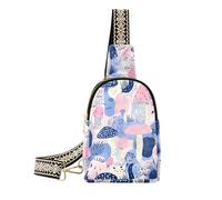 KLL Fungo pastello alla moda piccole borse a tracolla robusti fanny pack per le donne per il viaggio