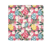 KLL Giorno di Pasqua Uova di Pasqua Eucalipto Orecchie di Coniglio Magia Autoadesivo Trucco Organizzatore Borsa Panno Borsa Da Viaggio Organizzatore Wrap Camera Lens Panno Wrapper Per Articoli Da