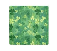 KLL Giorno di San Patrizio Buona Fortuna Protettiva Trucco Sacchetti Panno Viaggio Toiletry Organizer Wrap Camera Lens Panno Wrapper Per L'organizzazione, San Patrizio Buona fortuna, 17.7x17.7in