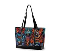 KLL Halloween Illusion Clown professionale laptop tote con cerniera lavoro tote bag grande borsa per piscina palestra drogheria viaggio con pannolino bolsa para laptop