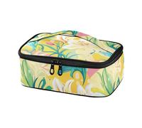 KLL Happy Easter Lily Flower Beauty Designed Insulated Tote Hiking Lunchbox Uomini con manico Borsa per il pranzo para nino