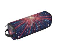 KLL Hot Hair Tools Borsa da viaggio con tappetino in ferro a doppio strato custodia da viaggio per ferri da stiro, piastre, ferri arricciacapelli, fuochi d'artificio per il giorno dell'indipendenza