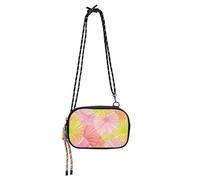 KLL James Style Tie-dye - Borsa a tracolla per fotocamera da uomo, con tracolla regolabile, piccola borsa nera per fare una passeggiata
