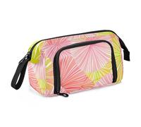 KLL James Style Tie-dye rosa giallo astuccio organizer grande capacità pennello e matita astuccio con manico per infermiere viaggio