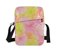 KLL James Style Tie-dye Rosa Giallo mens messenger bag crossbody Vegan Leather borse a tracolla Viaggio Borse a tracolla