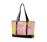 KLL James Style Tie-dye rosa giallo moda college tote bag con cerniera borse per donna tote professionale grande borsa per viaggi essenziali regali spiaggia regali di compleanno per le donne con