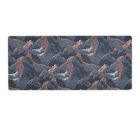 KLL Lapac Safari Mountain Design lungo tappetino per mouse anime per scrivere grandi anime mousepad 80 x 30 cm