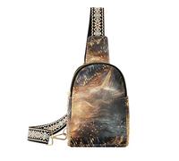 KLL Le linee tridimensionali alla moda dell'onda dell'oro che camminano le borse di viaggio del cuoio del pacchetto del fanny per le donne per il pacchetto