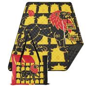KLL Leo Lion Giallo Nero Impermeabile Picnic Essentials XXL Camping Party Spiaggia Picnic per Erba Picnic Articoli manta para picnic
