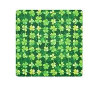 KLL Lucky Clover St Borsa organizer per trucco autoadesiva in tessuto organizer per trucco involucro per obiettivo fotocamera panno involucro organizer borse per donne, Lucky Clover St, 13.8x13.8in