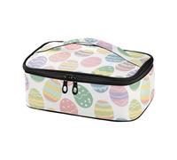 KLL Lunchbox da viaggio con borsa termica progettata per uova variopinte, con maniglia per il pranzo