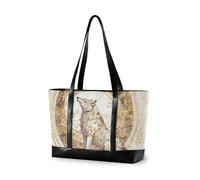 KLL Meccanico Cyber Style Lupo Note Musicali Oro borsa da viaggio alla moda per le donne con cerniera donna tote Grande borsa per Viaggi Piscina Nuotare Spiaggia Vacanza Necessities con bolsa para